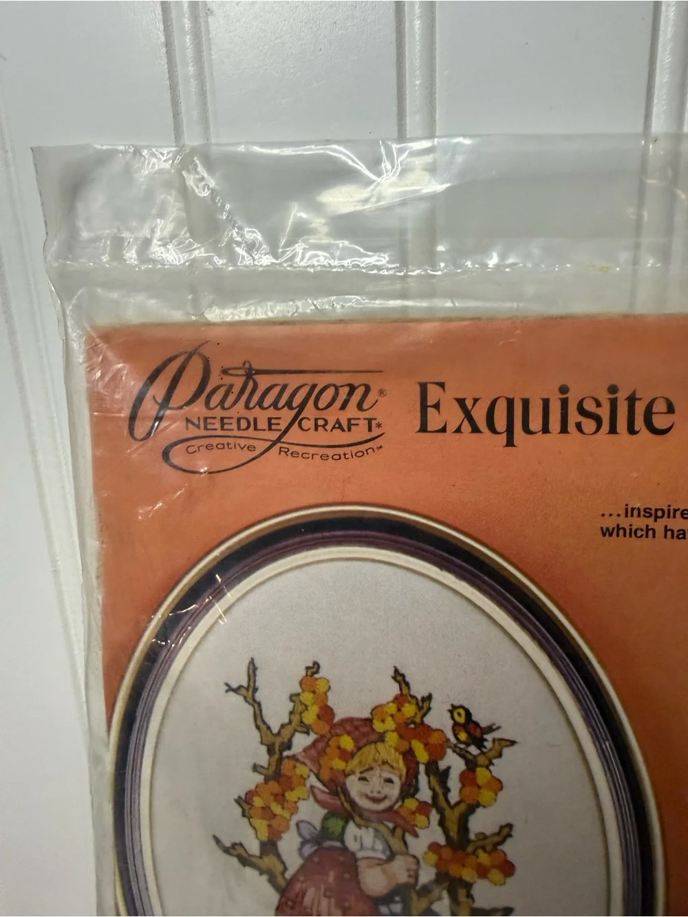 Vintage 1975 Paragon Needlecraft Exquisite Hummel Stitchery #0234 Girl Kit NOS